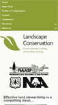 Mobile Screenshot of landscapestewardship.org
