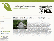 Tablet Screenshot of landscapestewardship.org